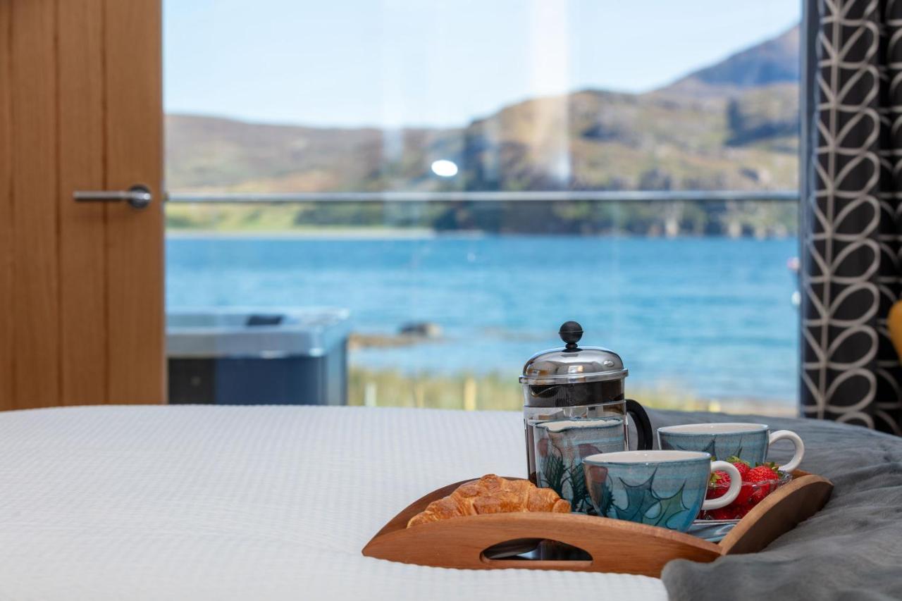 Birches Lodge With Hot Tub Dundonnell Экстерьер фото