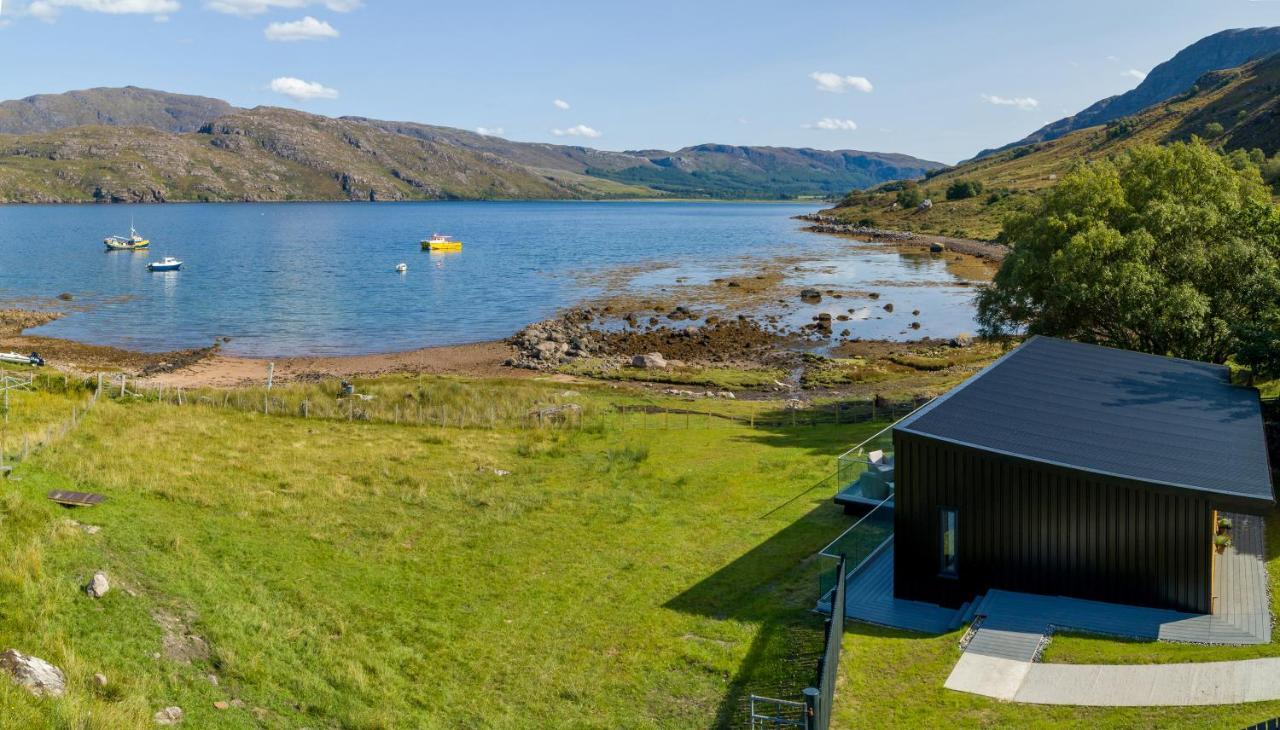Birches Lodge With Hot Tub Dundonnell Экстерьер фото