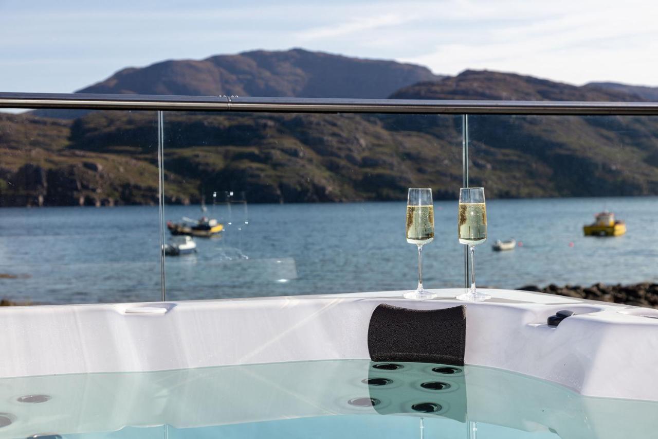 Birches Lodge With Hot Tub Dundonnell Экстерьер фото