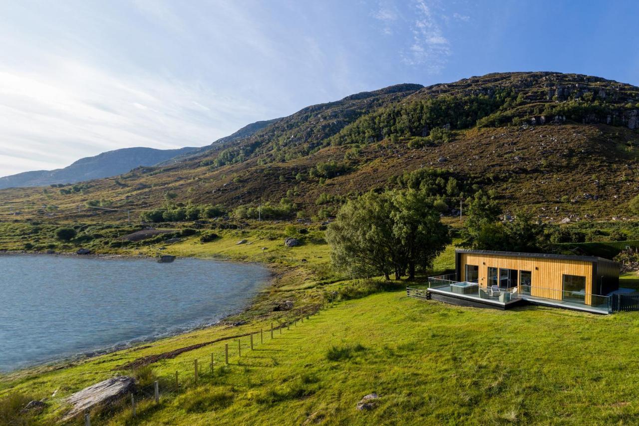 Birches Lodge With Hot Tub Dundonnell Экстерьер фото