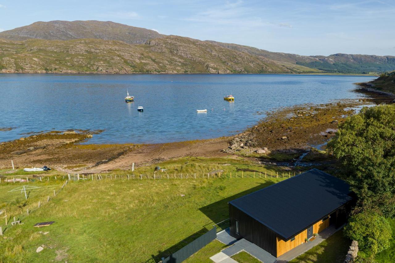 Birches Lodge With Hot Tub Dundonnell Экстерьер фото