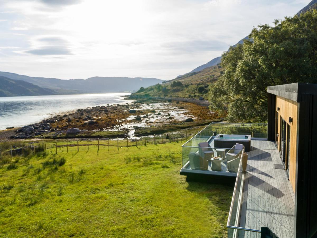 Birches Lodge With Hot Tub Dundonnell Экстерьер фото